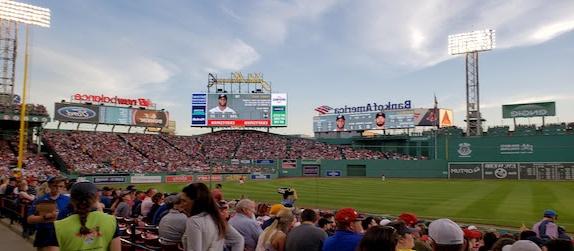 fenway park and field in boston